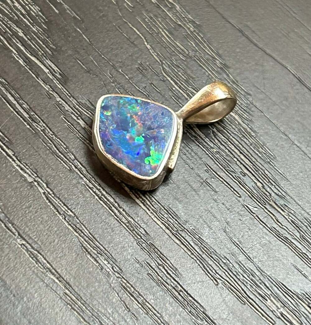 Australian Opal Pendant set in 925 Silver
